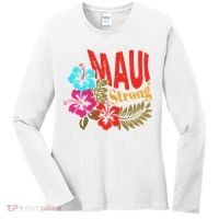 Maui Strong Maui Hawaii Shoreline Wildfire Relief Women's Long Sleeve Shirt thumb 0