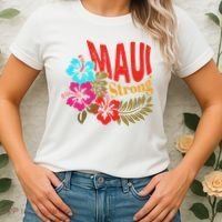 Maui Strong Maui Hawaii Shoreline Wildfire Relief Women's T-Shirt thumb 2