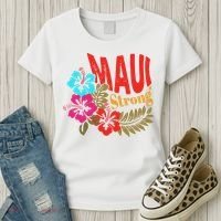 Maui Strong Maui Hawaii Shoreline Wildfire Relief Women's T-Shirt thumb 3