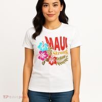Maui Strong Maui Hawaii Shoreline Wildfire Relief Women's T-Shirt thumb 4