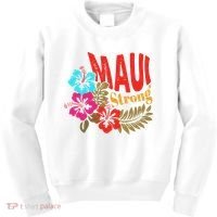 Maui Strong Maui Hawaii Shoreline Wildfire Relief Kids Sweatshirt thumb 0