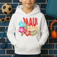 Maui Strong Maui Hawaii Shoreline Wildfire Relief Kids Hoodie thumb 2