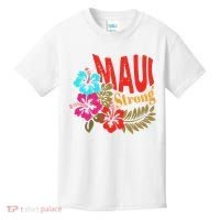 Maui Strong Maui Hawaii Shoreline Wildfire Relief Kids T-Shirt thumb 0