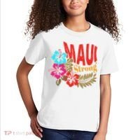 Maui Strong Maui Hawaii Shoreline Wildfire Relief Kids T-Shirt thumb 2