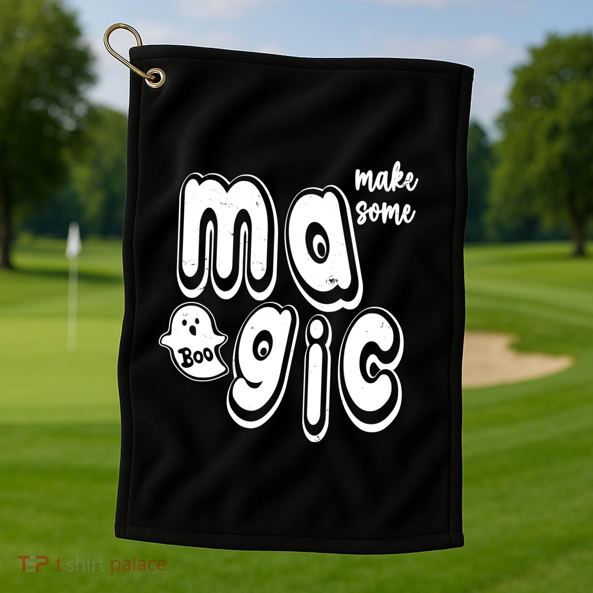 Make Some Magic Halloween Golf Towel