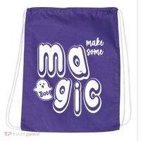 Make Some Magic Halloween Drawstring Bag thumb 0
