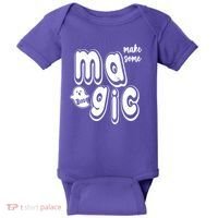 Make Some Magic Halloween Baby Bodysuit thumb 0