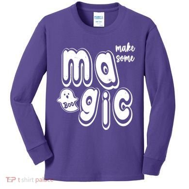 Make Some Magic Halloween Kids Long Sleeve Shirt