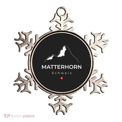 Matterhorn Switzerland Mountains Rock Climbing Hiking Ornament