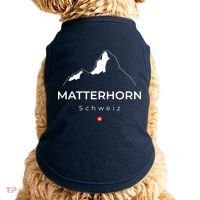 Matterhorn Switzerland Mountains Rock Climbing Hiking Doggie Tank thumb 0