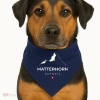 Matterhorn Switzerland Mountains Rock Climbing Hiking USA-Made Doggie Bandana thumb 1