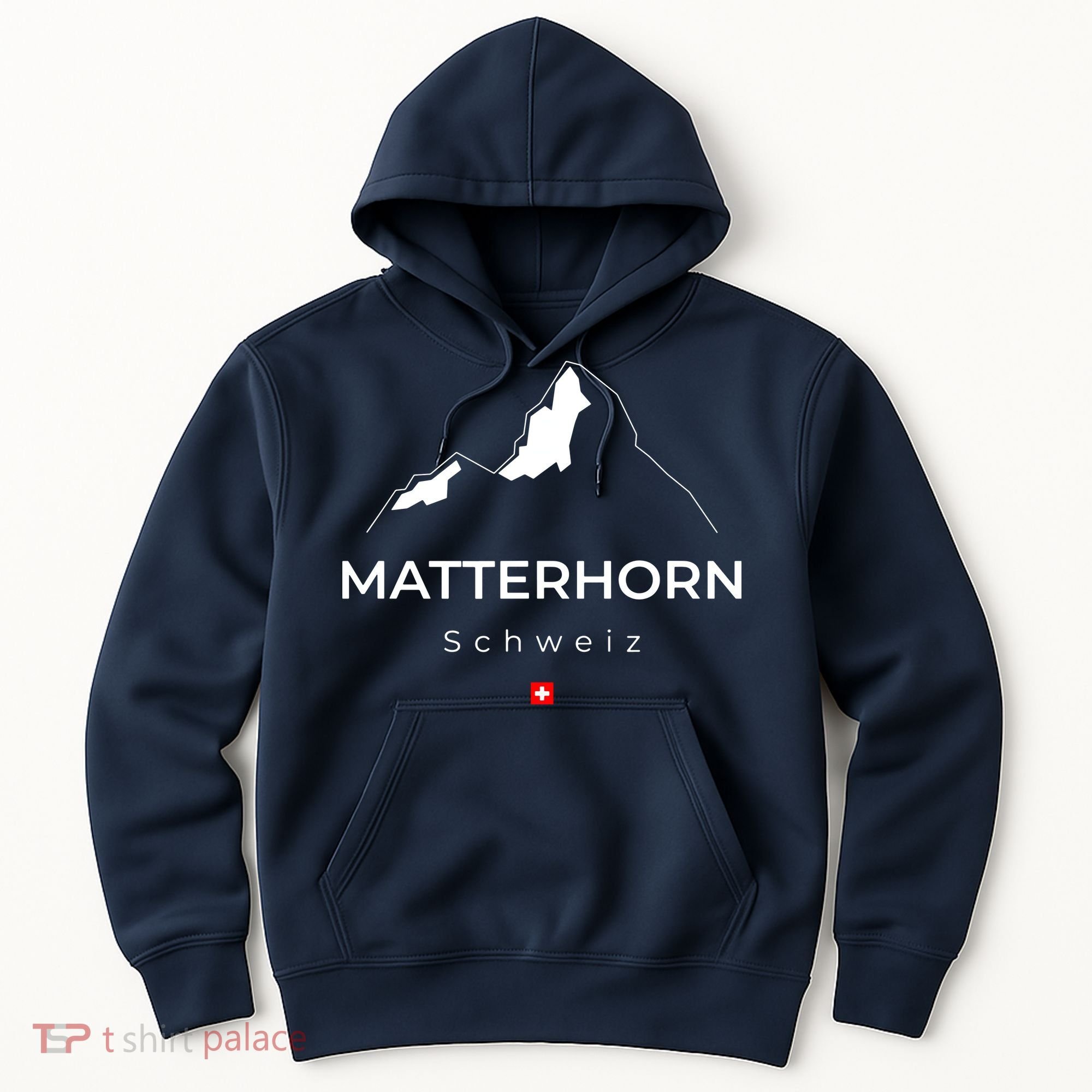 Matterhorn Switzerland Mountains Rock Climbing Hiking Hoodie