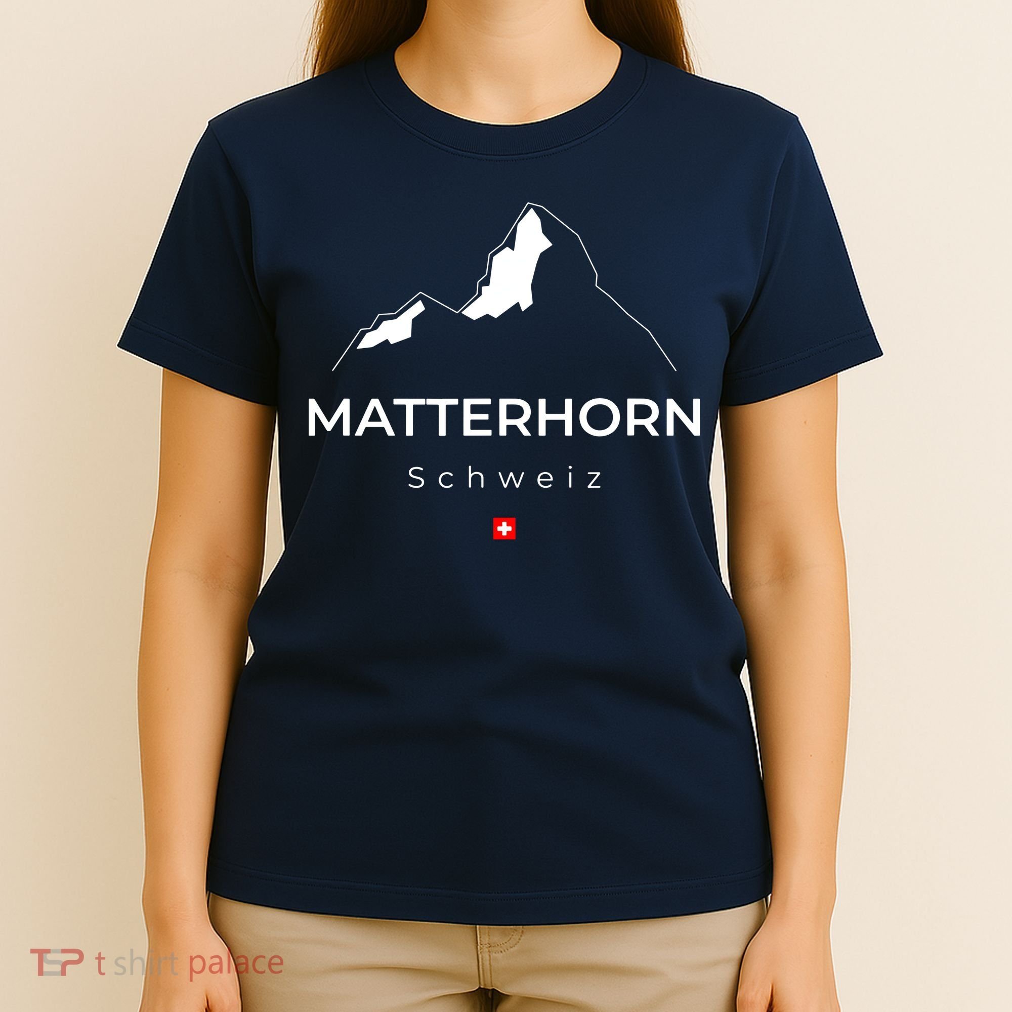 Matterhorn Switzerland Mountains Rock Climbing Hiking T-Shirt