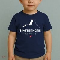 Matterhorn Switzerland Mountains Rock Climbing Hiking Toddler T-Shirt thumb 2