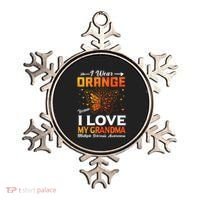 Multiple Sclerosis Ms Warrior I Wear Orange Grandma Gift Ornament thumb 0