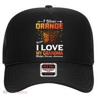 Multiple Sclerosis Ms Warrior I Wear Orange Grandma Gift Hat thumb 0