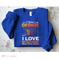Multiple Sclerosis Ms Warrior I Wear Orange Grandma Gift Sweatshirt thumb 2