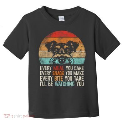 Mini Schnauzer Miniature Schnauzer Funny Schnauzer Toddler T-Shirt