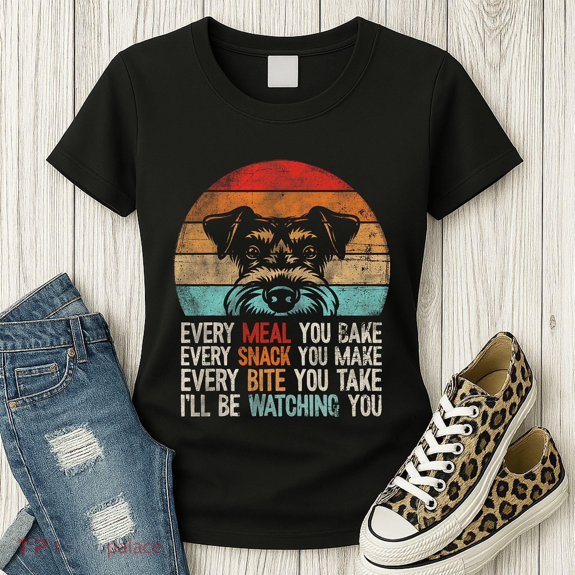 Mini Schnauzer Miniature Schnauzer Funny Schnauzer Women's T-Shirt
