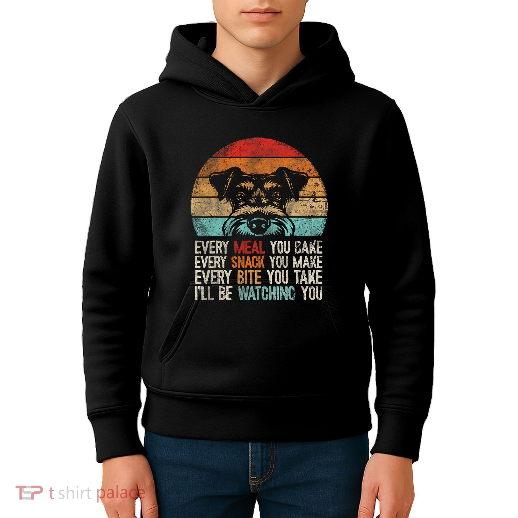Mini Schnauzer Miniature Schnauzer Funny Schnauzer Kids Hoodie