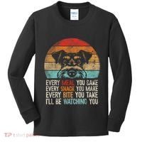 Mini Schnauzer Miniature Schnauzer Funny Schnauzer Kids Long Sleeve Shirt thumb 0