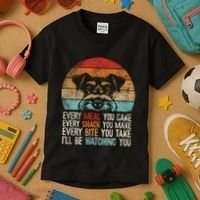 Mini Schnauzer Miniature Schnauzer Funny Schnauzer Kids T-Shirt thumb 3