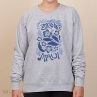 Maui Strong Maui Wildfire Relief Support For Hawaii Fire Women's Sweatshirt thumb 0