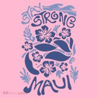 Maui Strong Maui Wildfire Relief Support For Hawaii Fire Coaster thumb 2