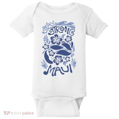 Maui Strong Maui Wildfire Relief Support For Hawaii Fire Baby Bodysuit