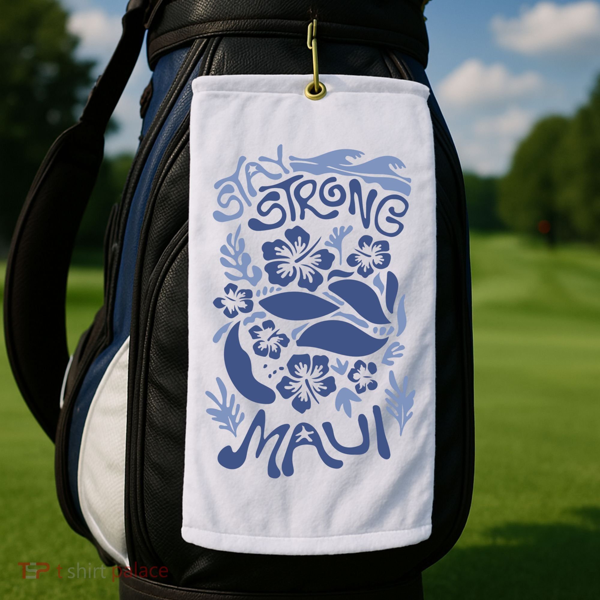 Maui Strong Maui Wildfire Relief Support For Hawaii Fire Golf Towel