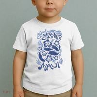Maui Strong Maui Wildfire Relief Support For Hawaii Fire Toddler T-Shirt thumb 2