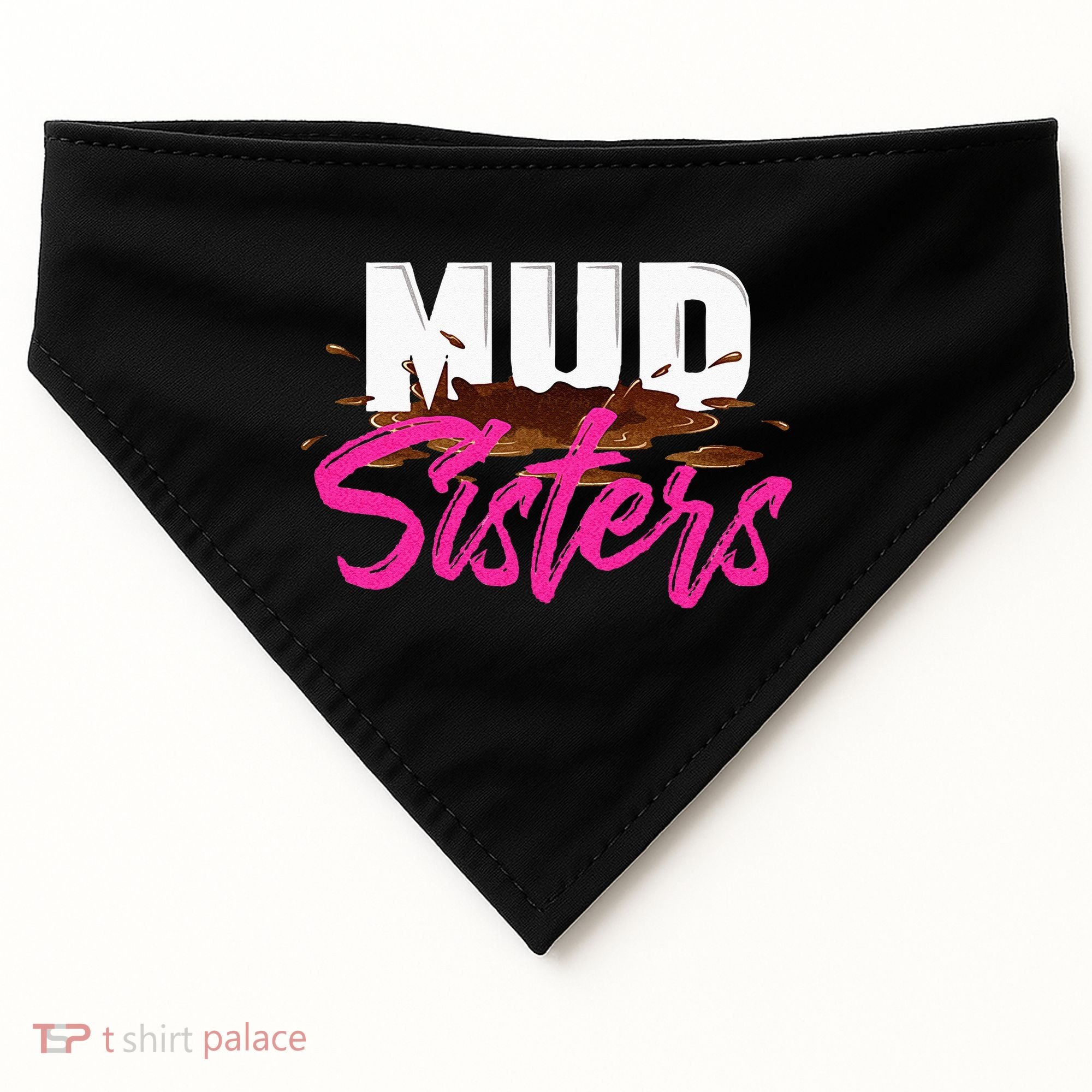 Mud Sisters Mud Girl USA-Made Doggie Bandana