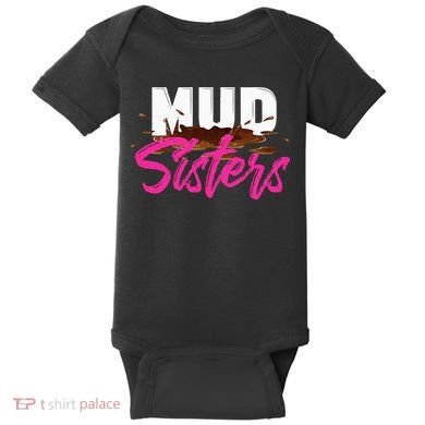 Mud Sisters Mud Girl Baby Bodysuit