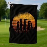 Meerkat Squad Meerkat Golf Towel thumb 1
