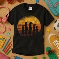 Meerkat Squad Meerkat Kids T-Shirt thumb 3