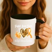 Multiple Sclerosis Ms Fight Love Cure Cool Gift Coffee Mug thumb 3