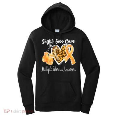 Multiple Sclerosis Ms Fight Love Cure Cool Gift Women's Hoodie