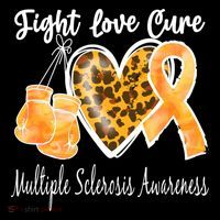 Multiple Sclerosis Ms Fight Love Cure Cool Gift Women's Hoodie thumb 2