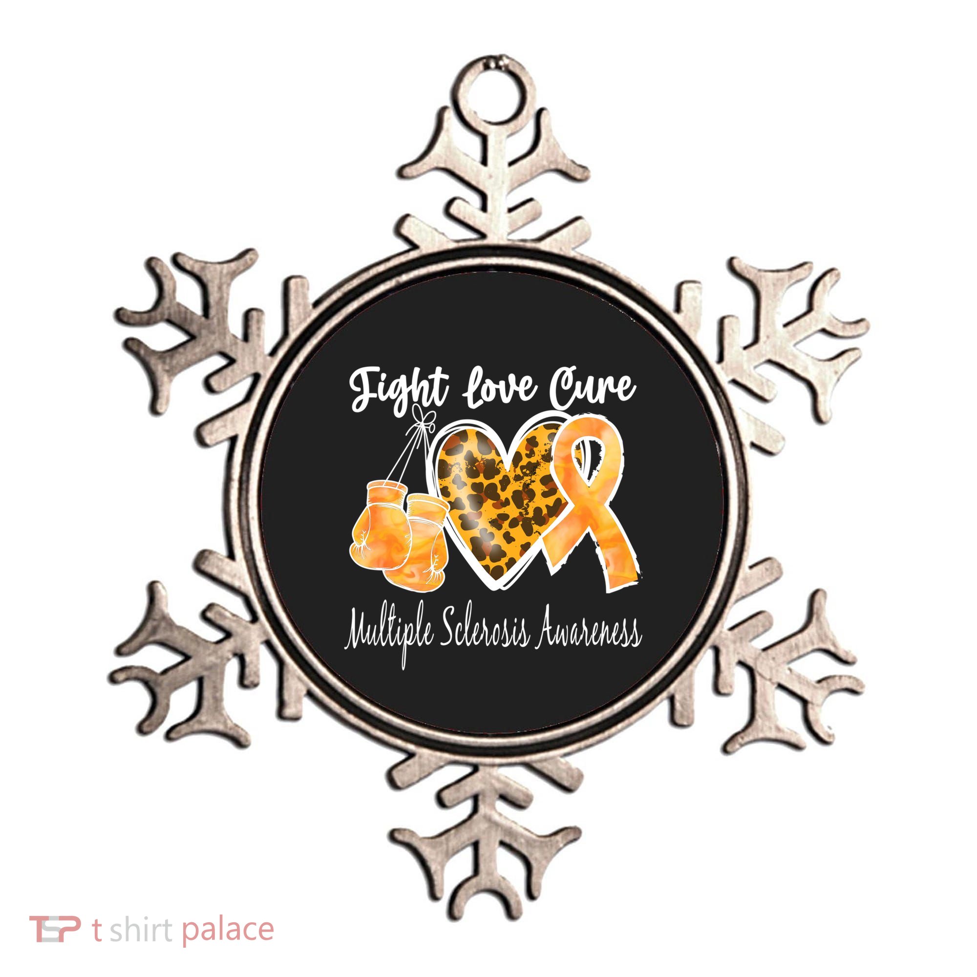Multiple Sclerosis Ms Fight Love Cure Cool Gift Ornament