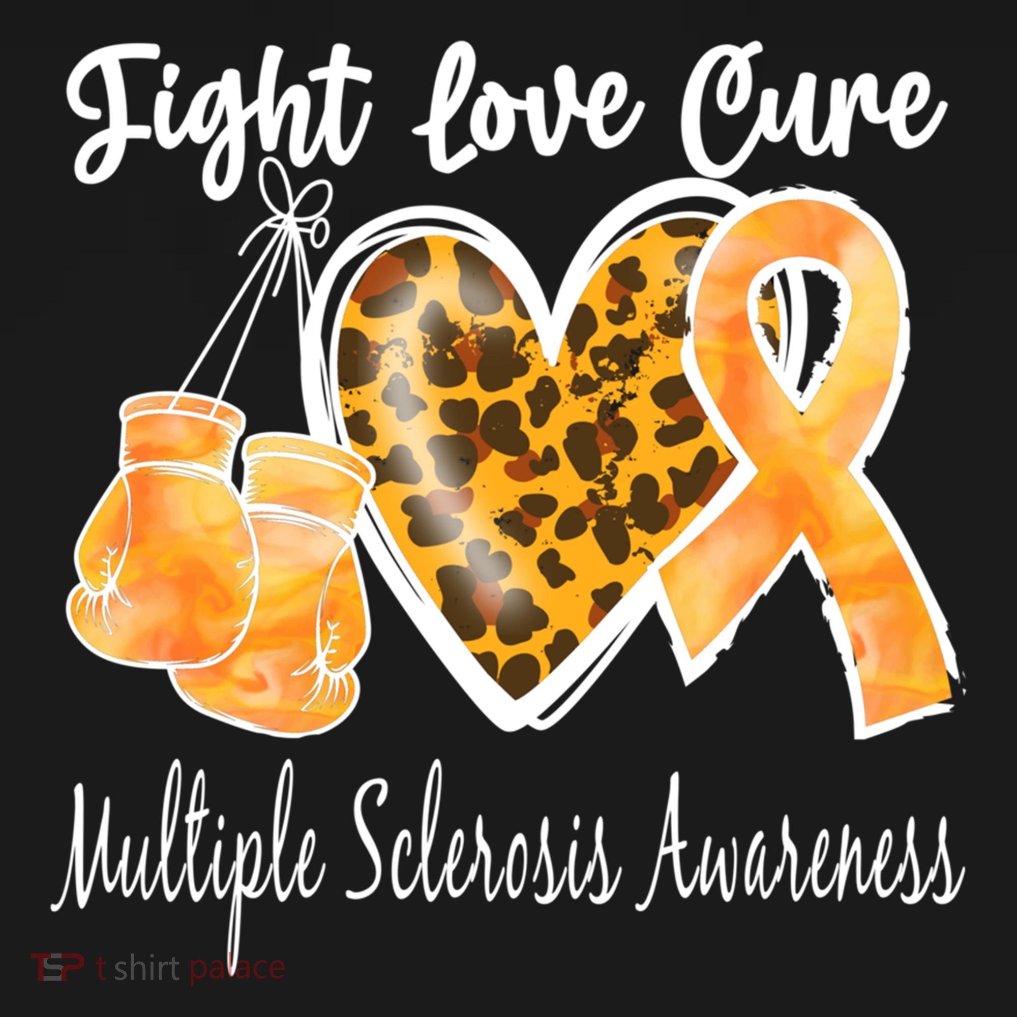 Multiple Sclerosis Ms Fight Love Cure Cool Gift Ornament