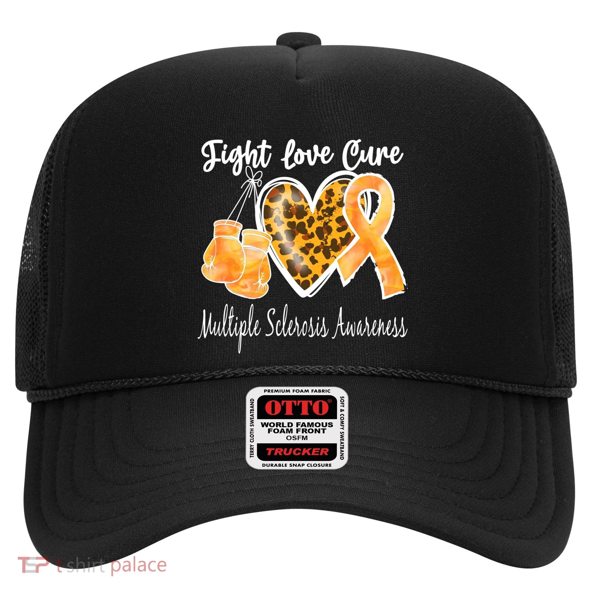 Multiple Sclerosis Ms Fight Love Cure Cool Gift Hat