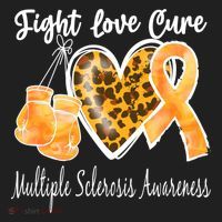 Multiple Sclerosis Ms Fight Love Cure Cool Gift Hat thumb 2