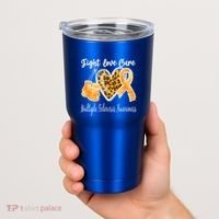 Multiple Sclerosis Ms Fight Love Cure Cool Gift Tumbler thumb 2