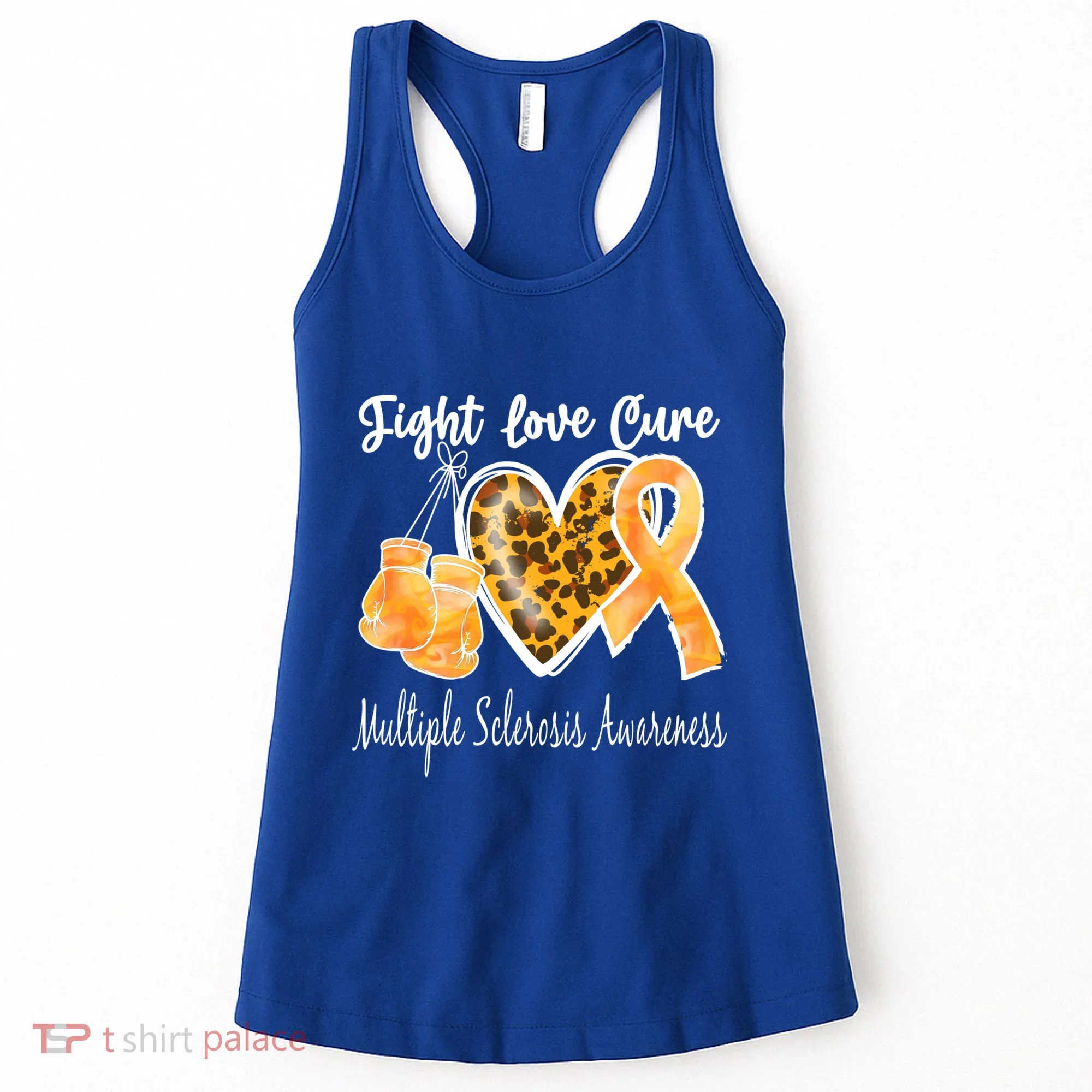 Multiple Sclerosis Ms Fight Love Cure Cool Gift Women's Tank Top