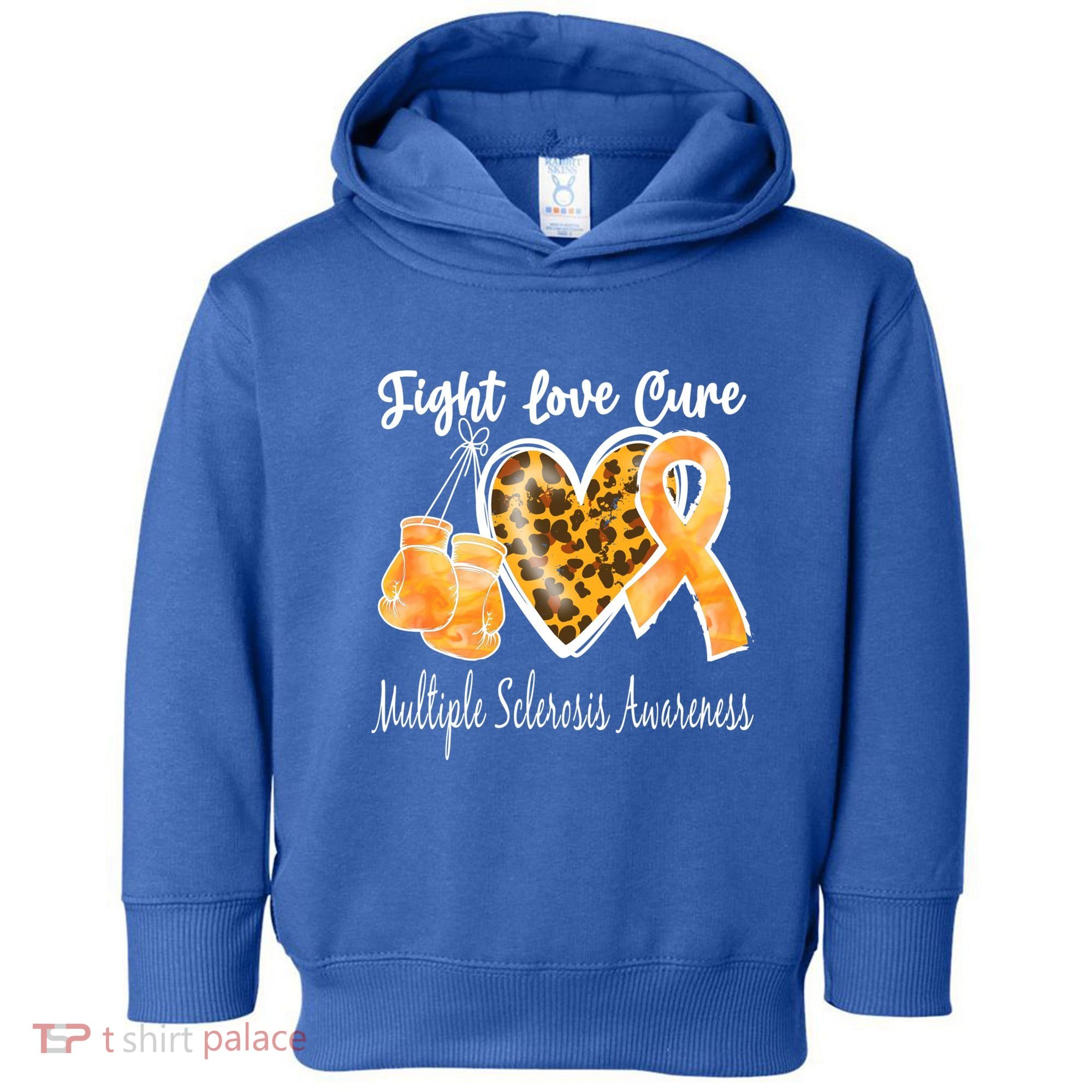 Multiple Sclerosis Ms Fight Love Cure Cool Gift Toddler Hoodie