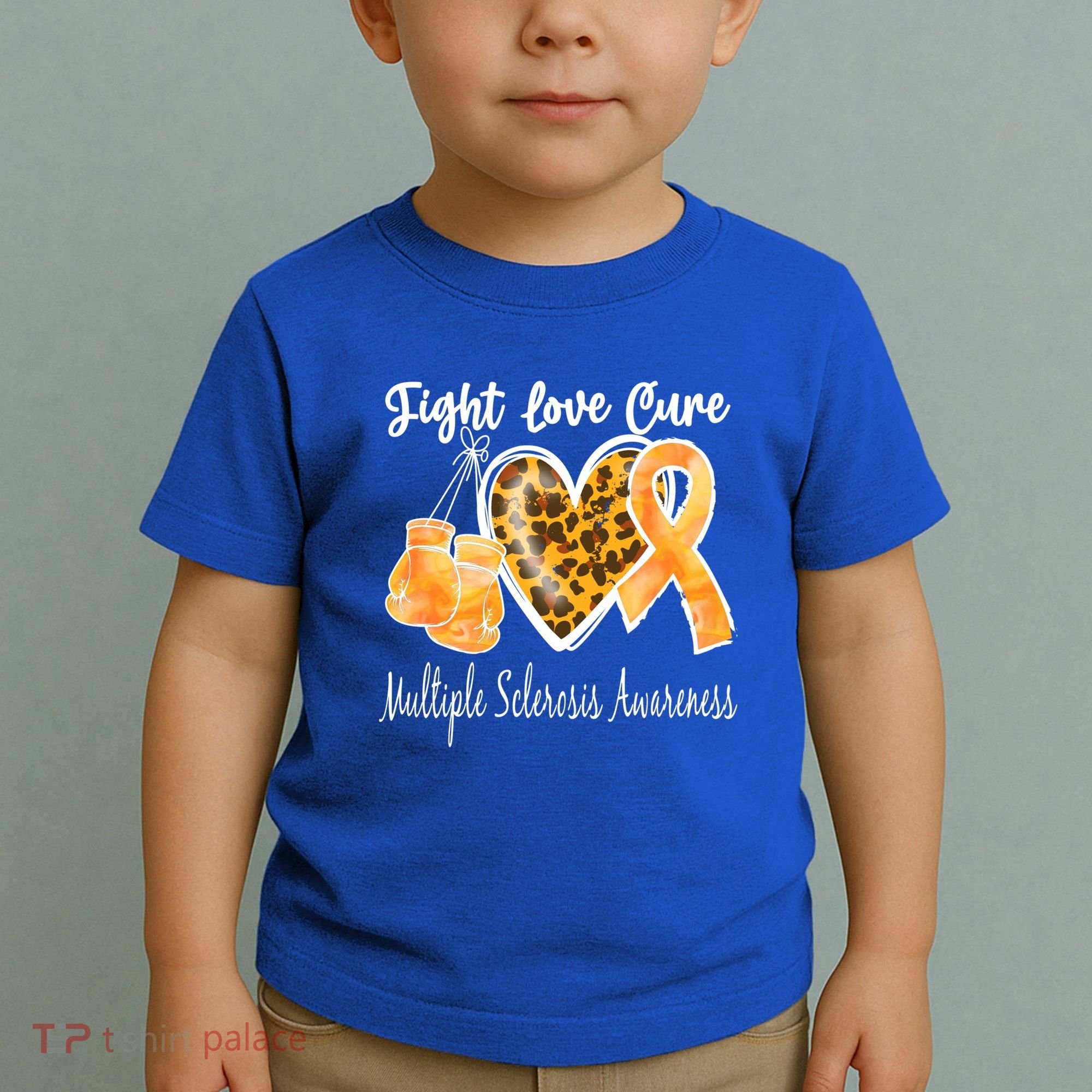 Multiple Sclerosis Ms Fight Love Cure Cool Gift Toddler T-Shirt