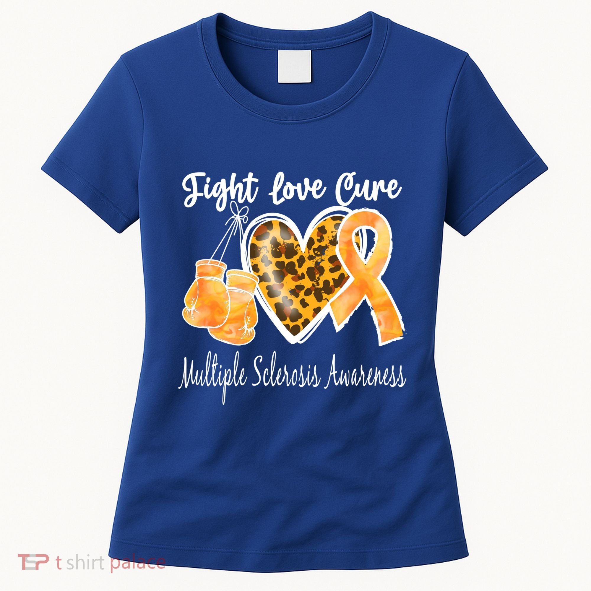 Multiple Sclerosis Ms Fight Love Cure Cool Gift Women's T-Shirt