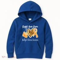 Multiple Sclerosis Ms Fight Love Cure Cool Gift Kids Hoodie thumb 0