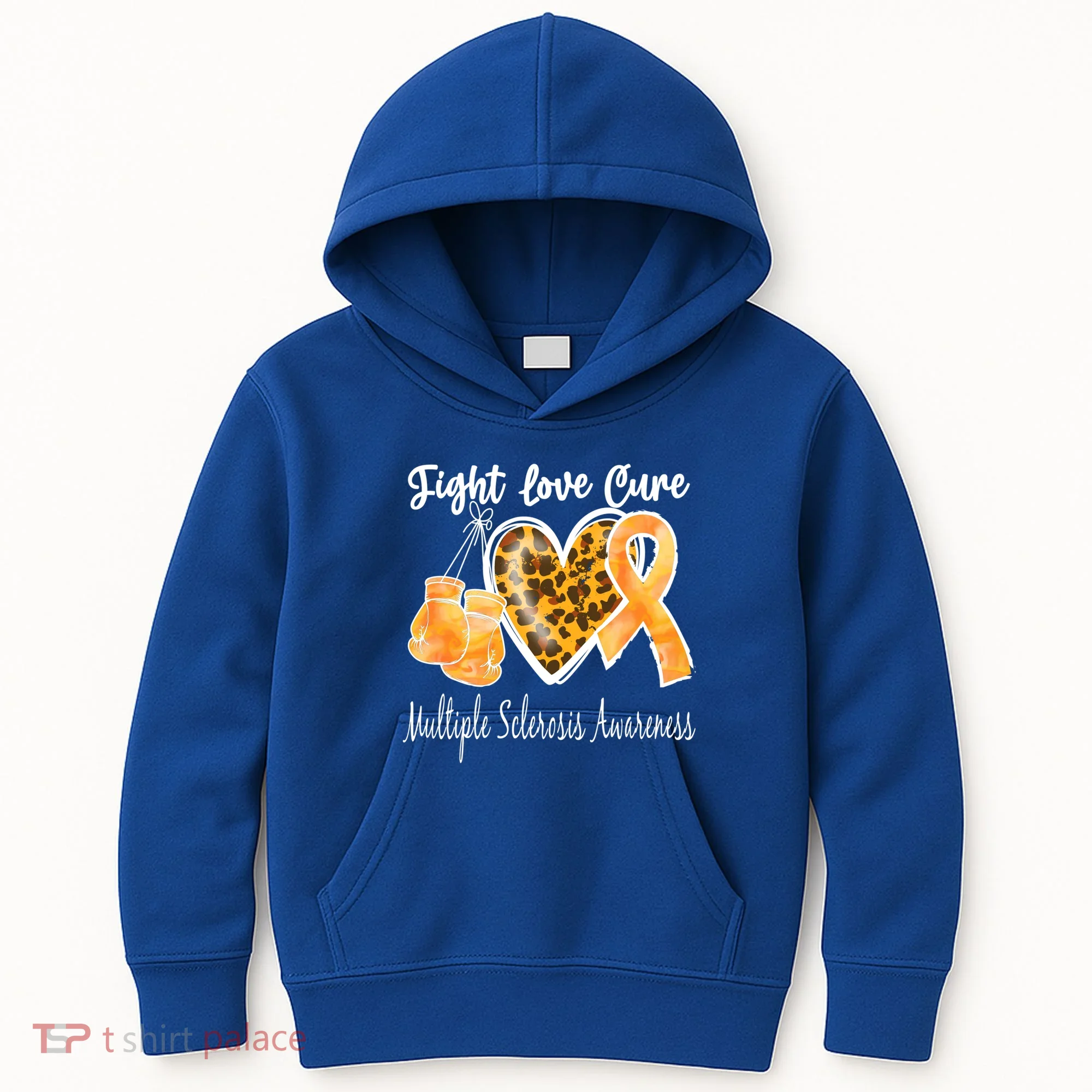 Multiple Sclerosis Ms Fight Love Cure Cool Gift Kids Hoodie