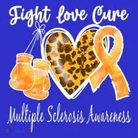 Multiple Sclerosis Ms Fight Love Cure Cool Gift Kids Hoodie thumb 5